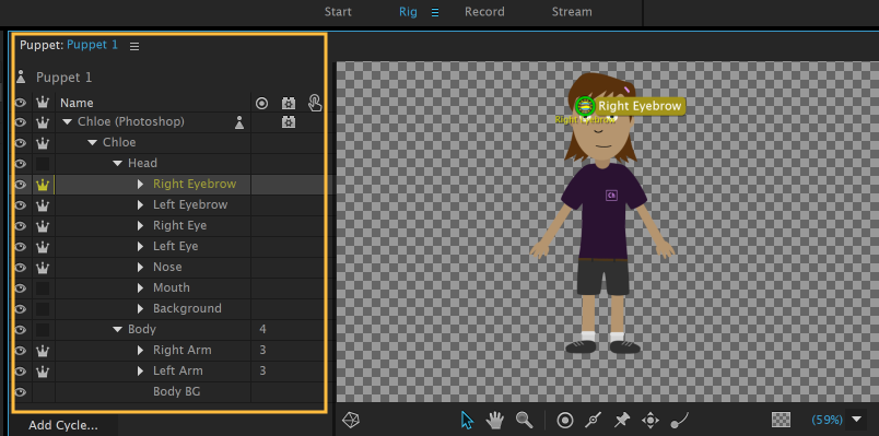 Puppet layer information Puppet layer information