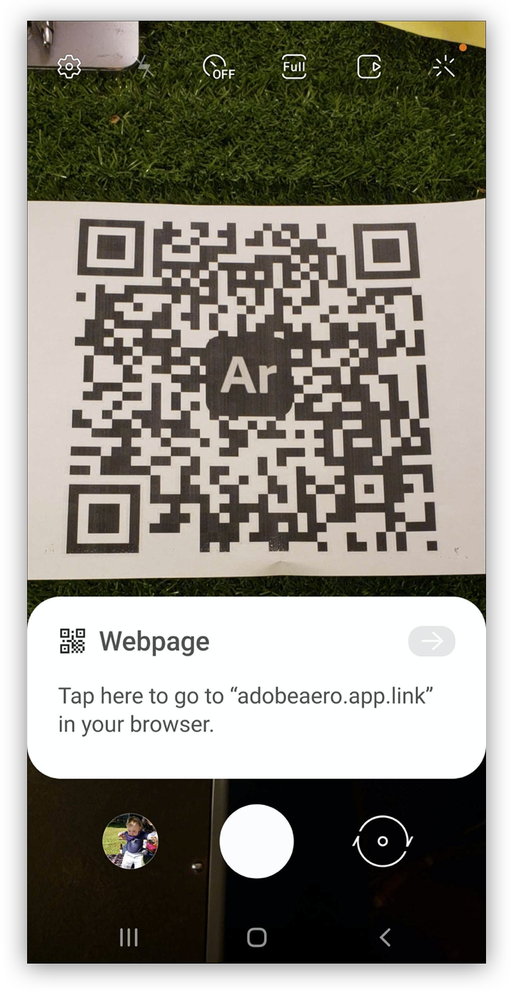 Discover Augmented Reality content in Aero Player (beta) on Android