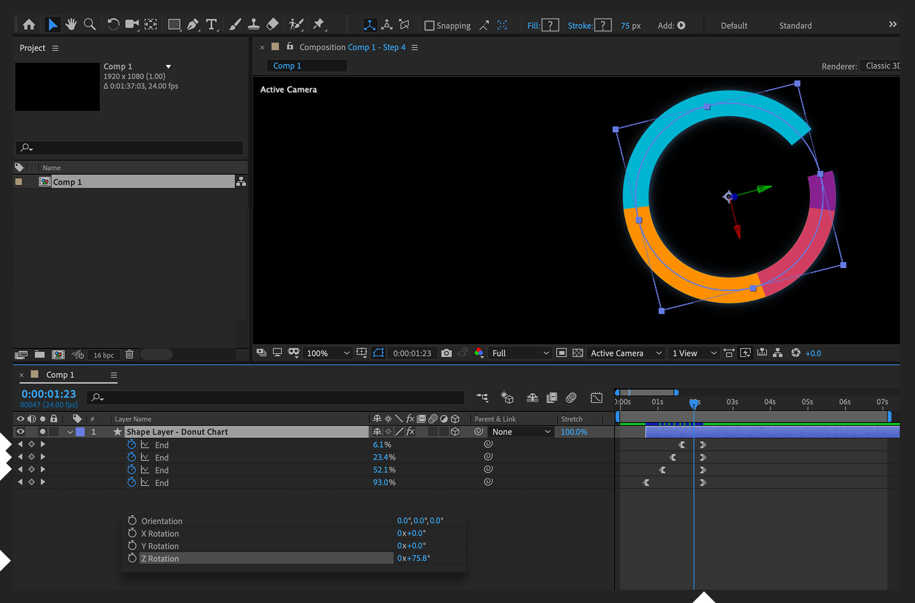 Motion Graphics Shapes Animation in After Effects - After Effects Tutorial