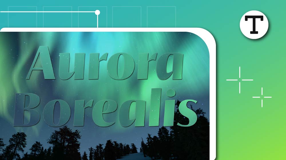 Einen dynamischen Titel mit Video und Text erstellen.