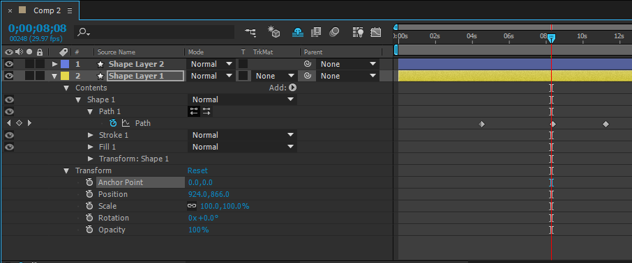 group layers after effects