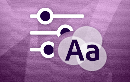 Dropdown menu control effect graphics and text enhancements