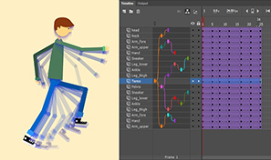 How to create image fades using adobe animate