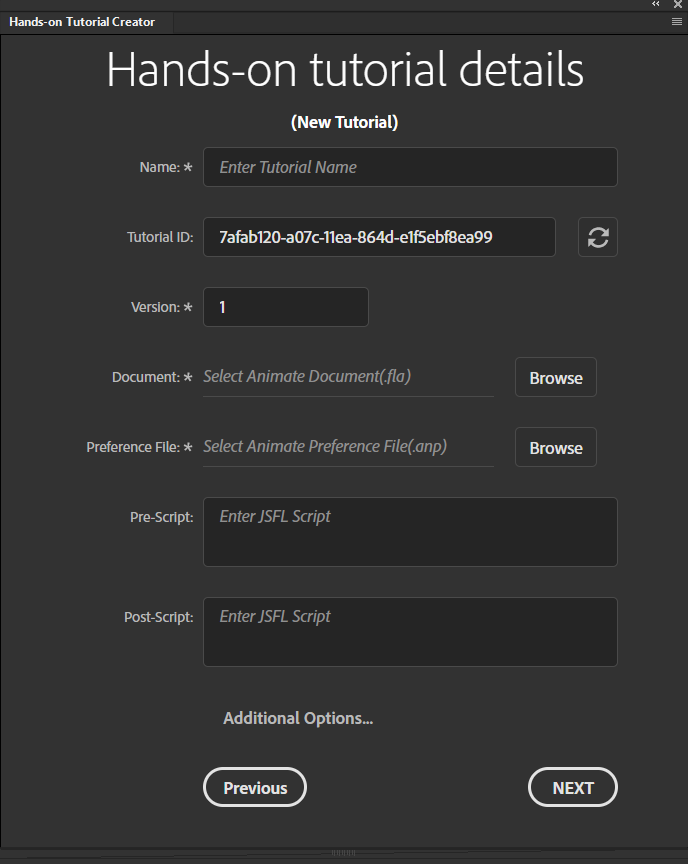 Hands-on tutorial details Hands-on tutorial details