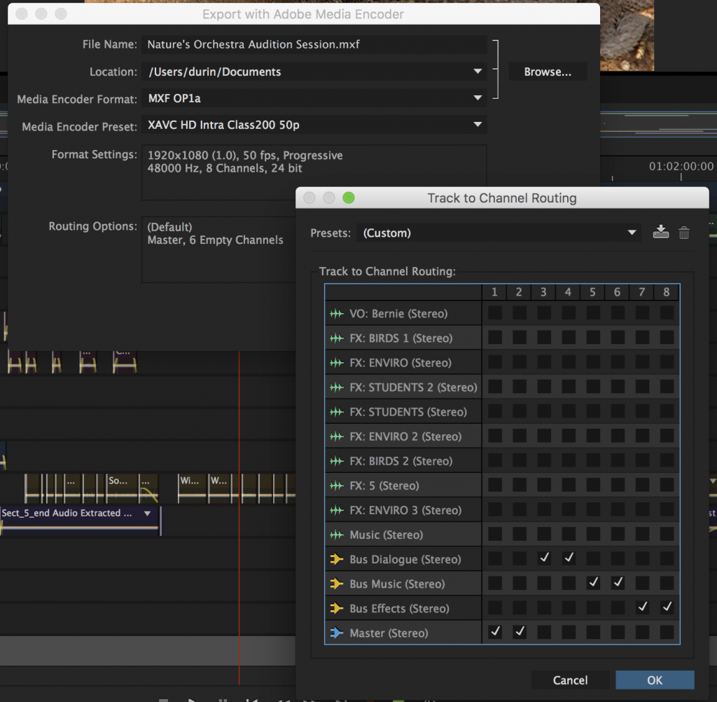 Export to Media Encoder from Audition CC