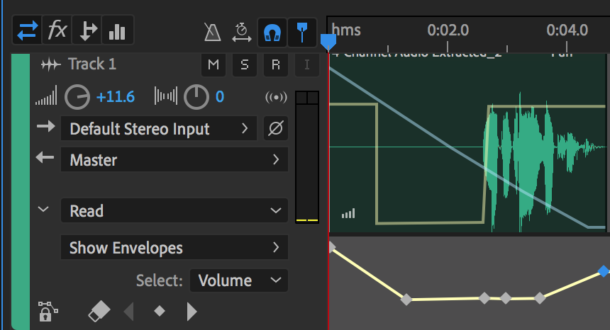 edit clip in adobe audition greyed out