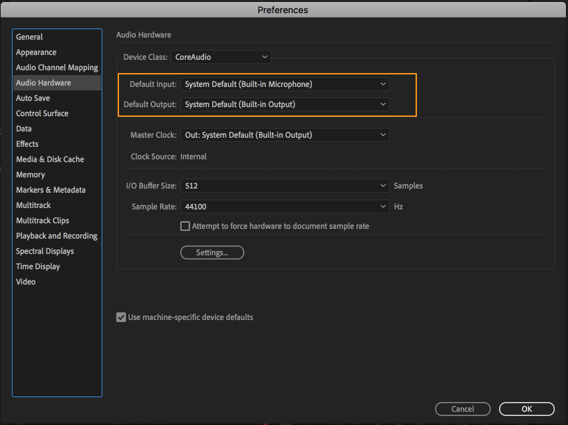 adobe audition system requirements