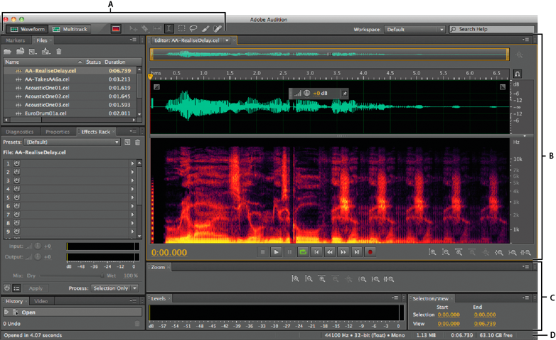 adobe audition no sound