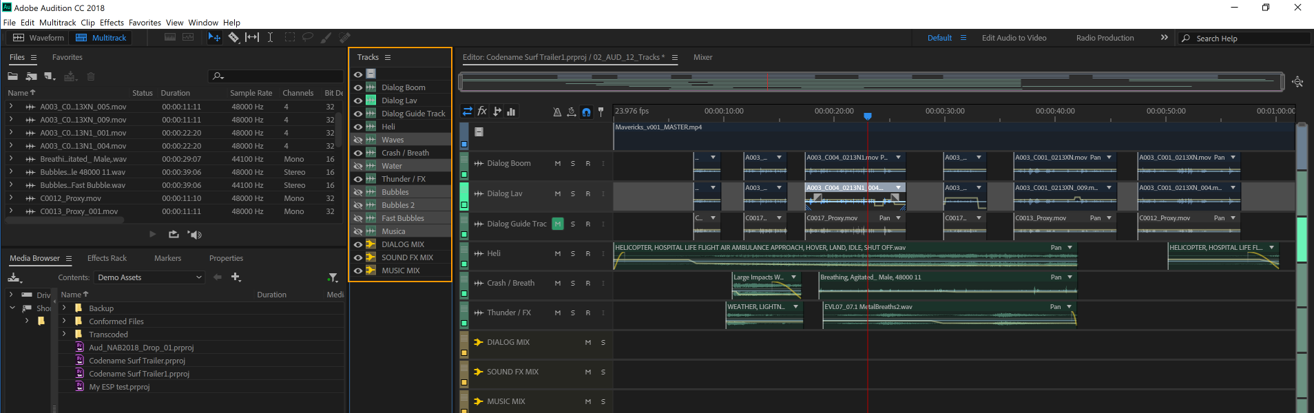 New features summary of Audition CC