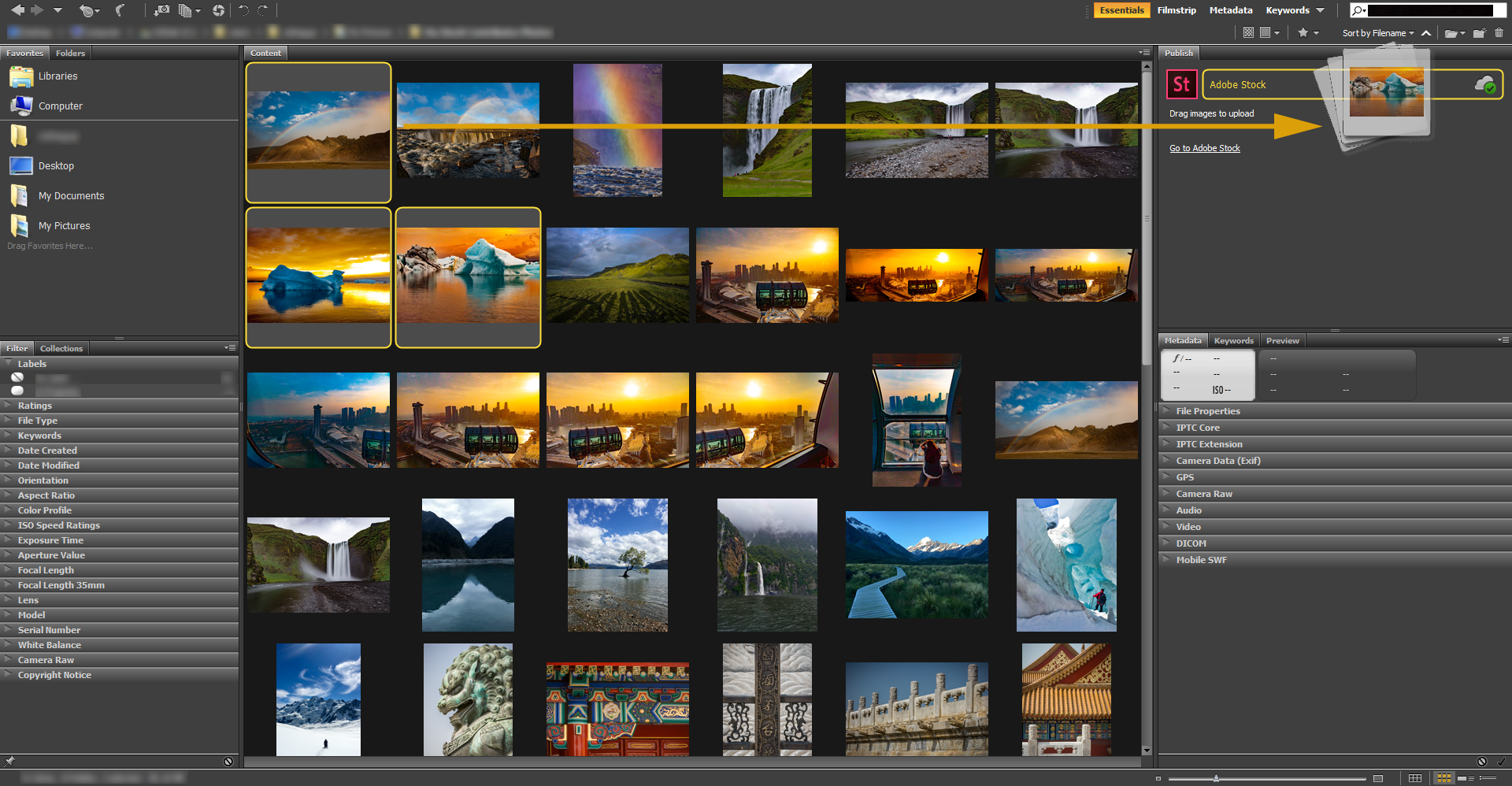 Настройки adobe bridge 2020