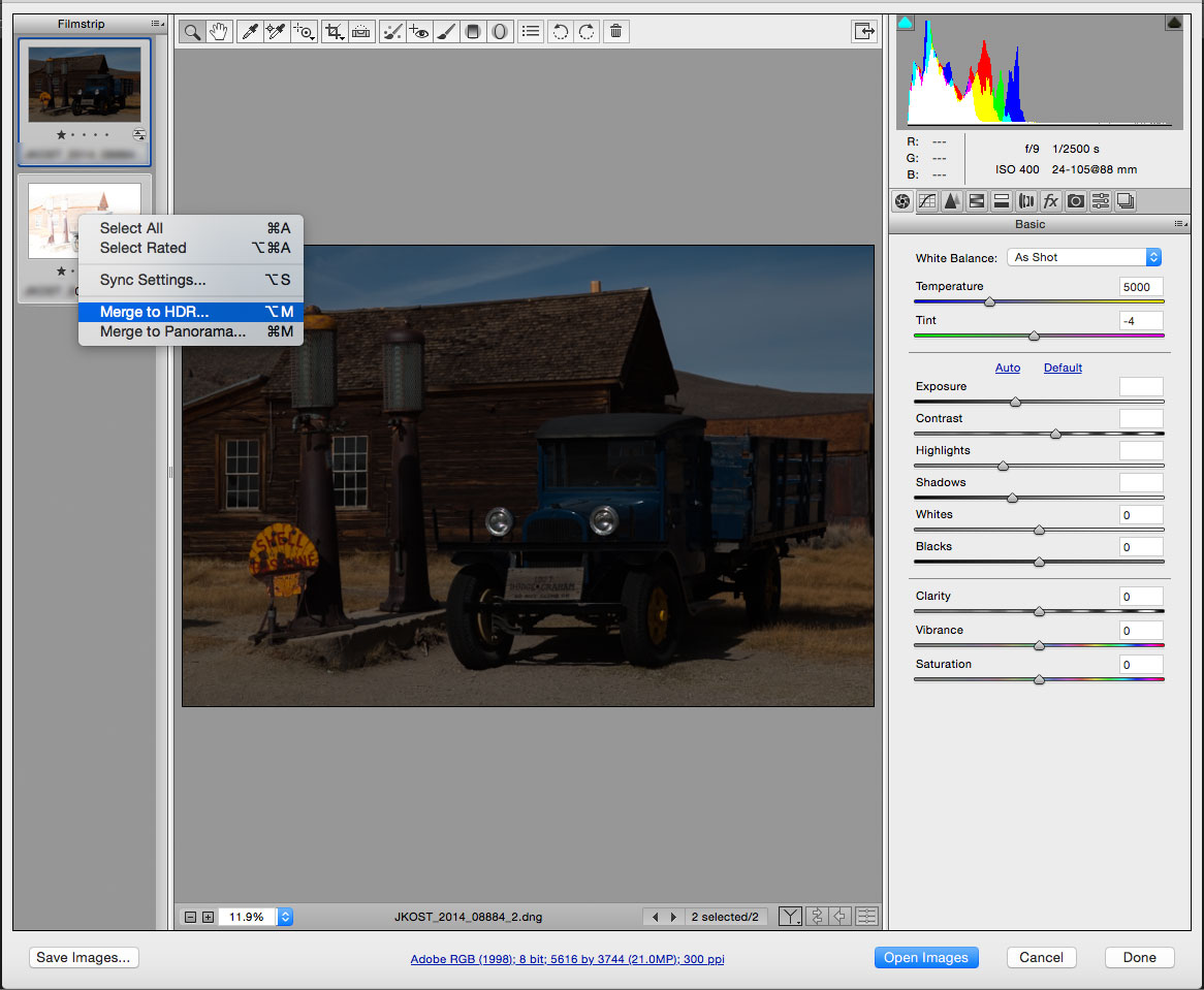 camera raw 9.7