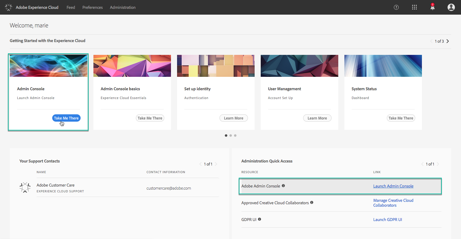 Managing permissions to Control Panel
