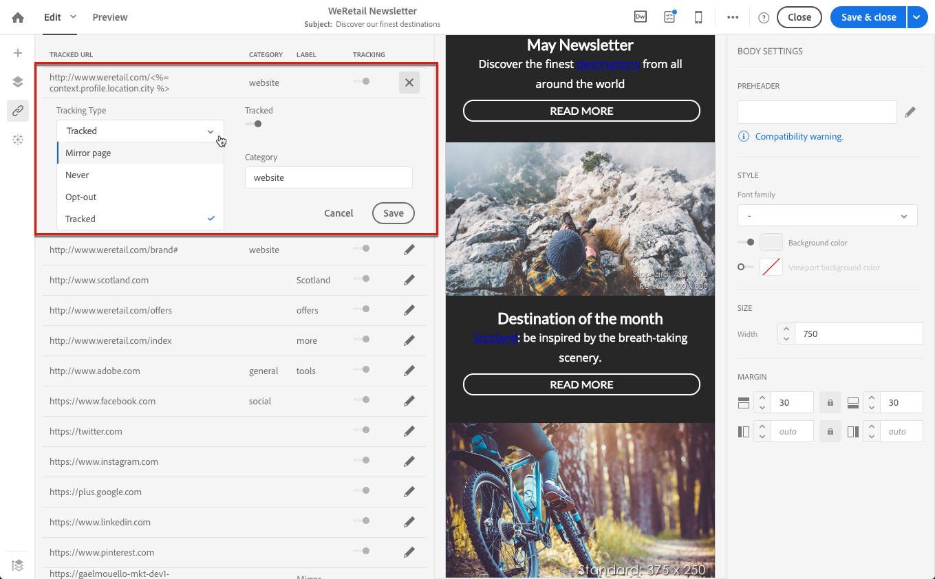 des_link_tracking_type des_link_tracking_type