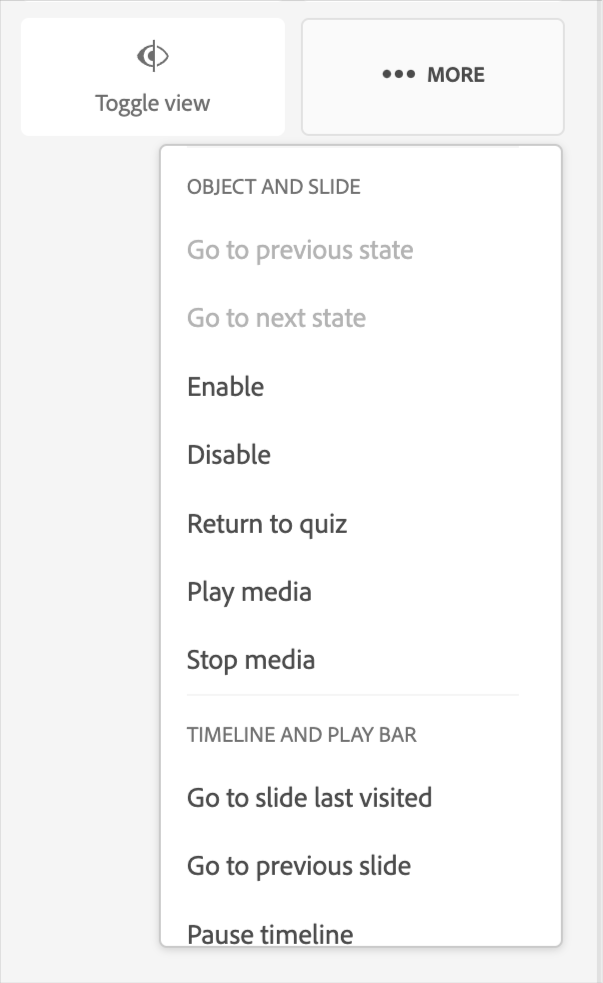 Interactions in Adobe Captivate