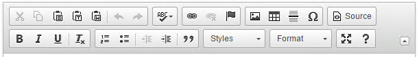Basic toolbar