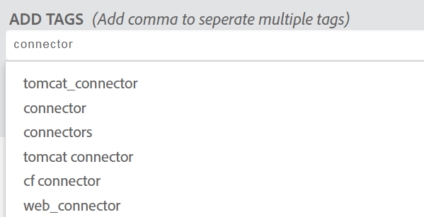 Add tags to a post Add tags to a post