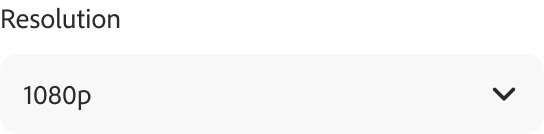 Resolution dropdown set to 1080p