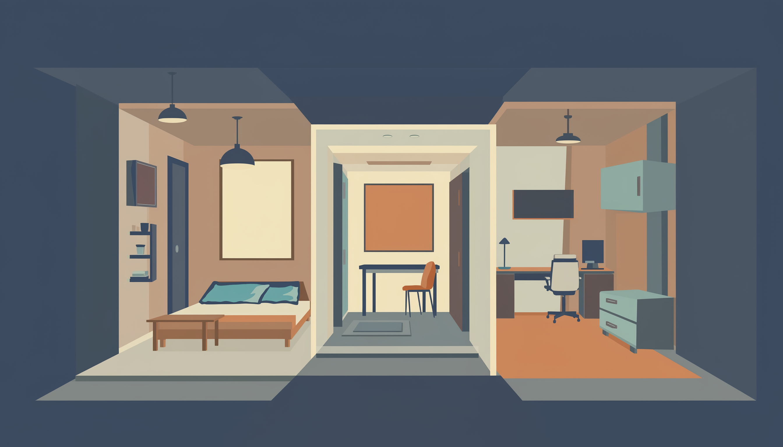 Flat art example