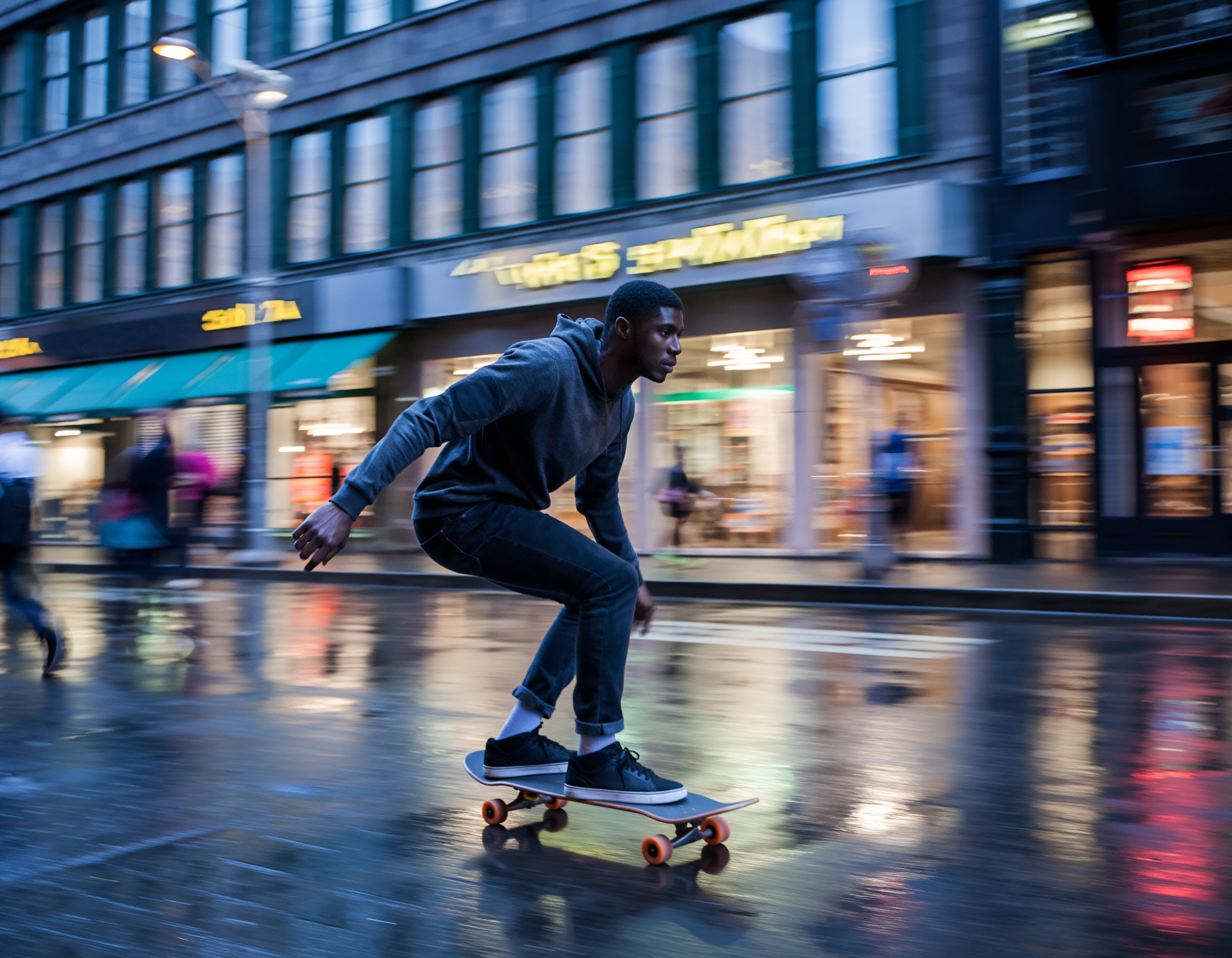 People in motion example
