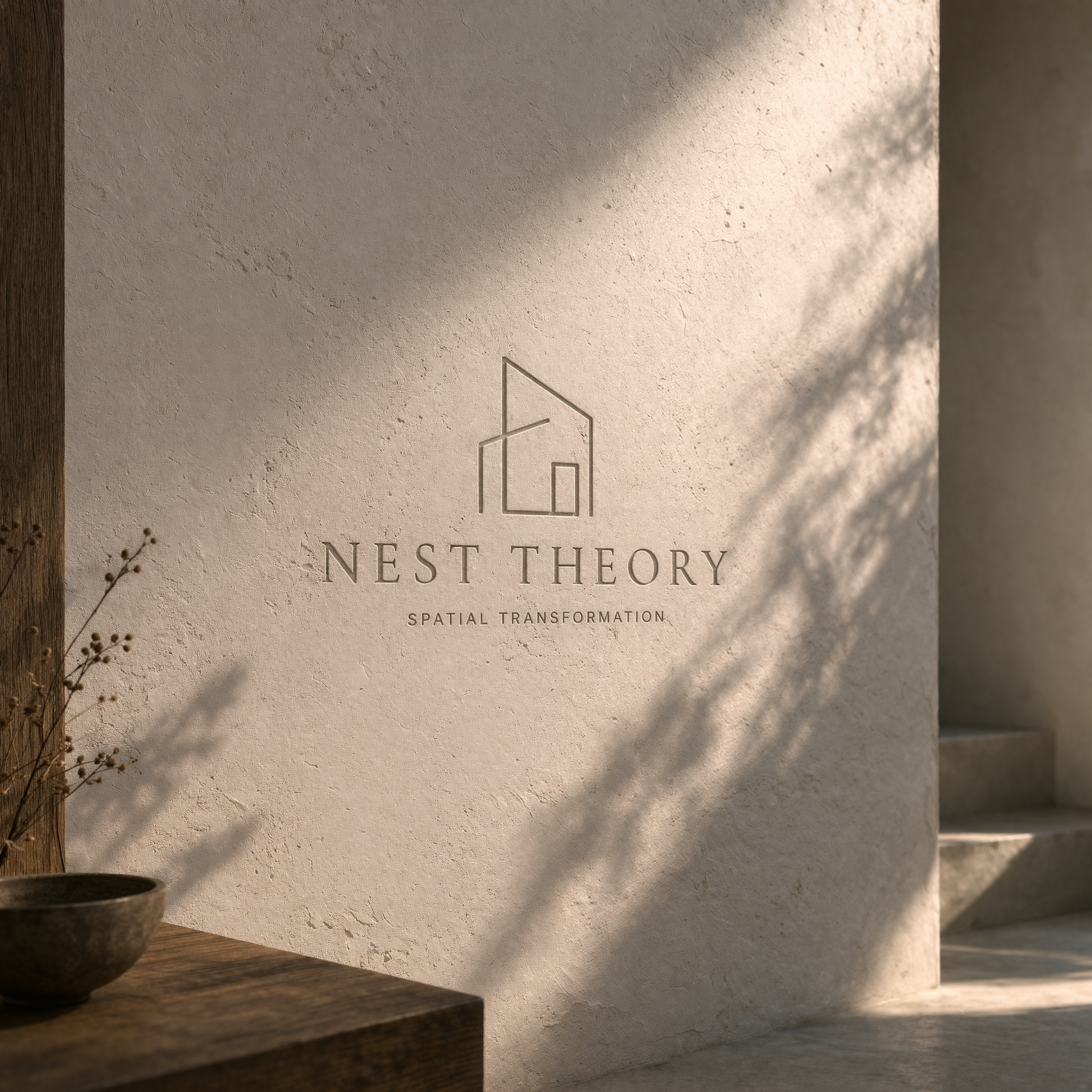 Nest Theory wall logo