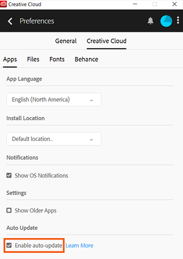 Enable Auto-update Enable Auto-update