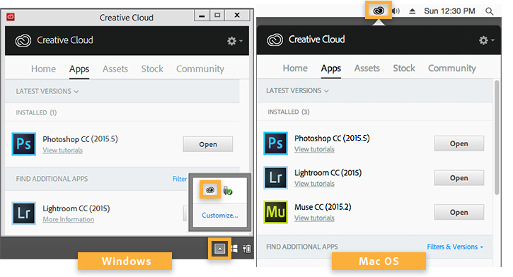 Adobe creative cloud app download mac software