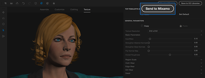 Upload and rig 3D characters with Mixamo online services