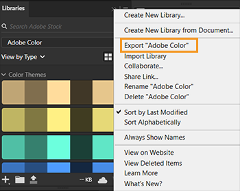 How to export and import your Creative Cloud Libraries