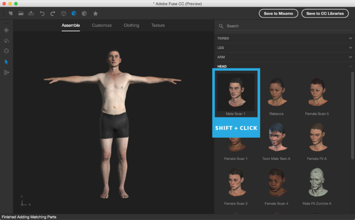 Create A 3d Character With Adobe Fuse Adobe Creative Cloud Tutorials 8650