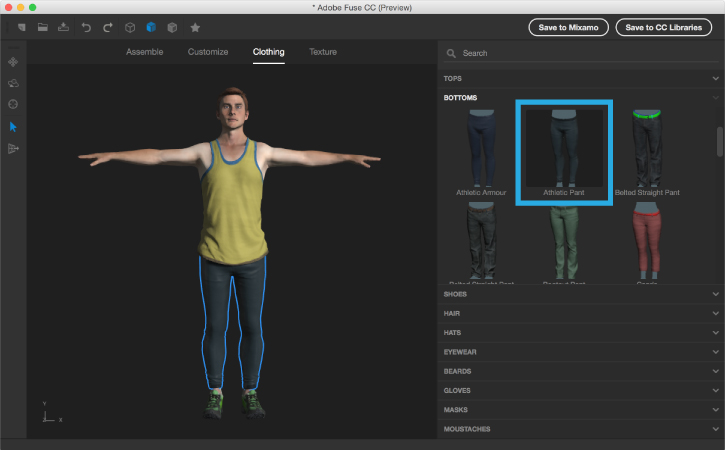 Create A 3d Character With Adobe Fuse Adobe Creative Cloud Tutorials 8124