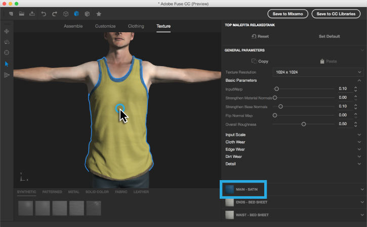 adobe fuse custom clothing in photosop