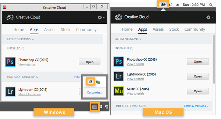 if you have creative cloud can you use it for windows and mac