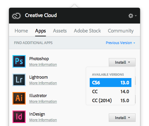 Adobe Creative Clous Osx