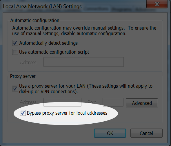pac file bypass proxy for local addresses michigan