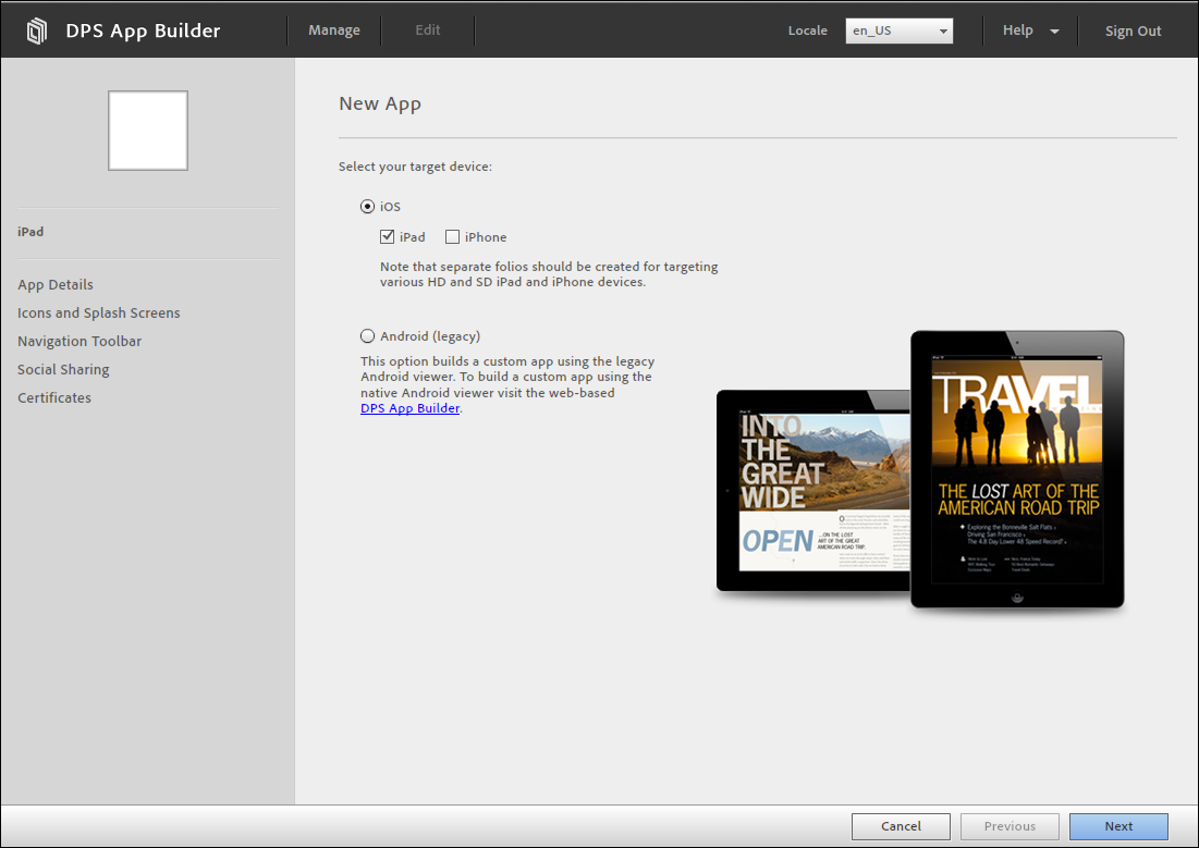 Creating DPS apps for the iPad and iPhone