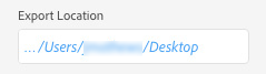 Set up export path for final image Set up export path in Dimension CC