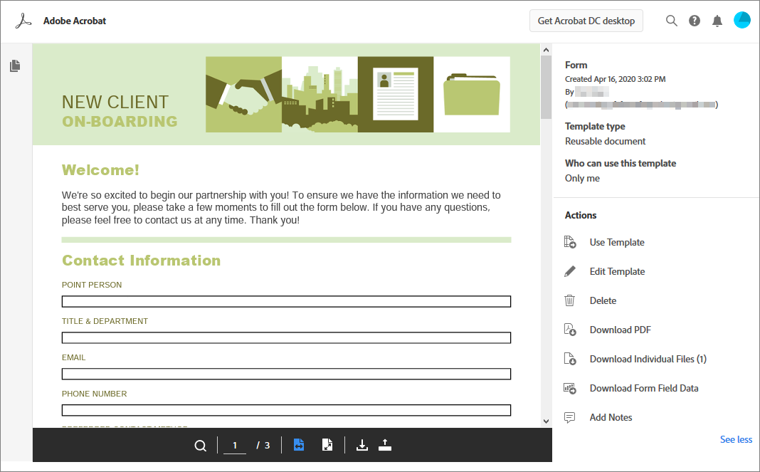 Create A Template In Adobe Acrobat Pro Dc