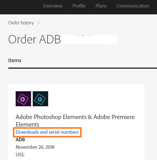 how to find my adobe premiere serial number