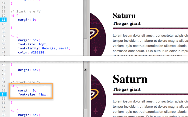 Apply CSS styles to you web page text in Dreamweaver
