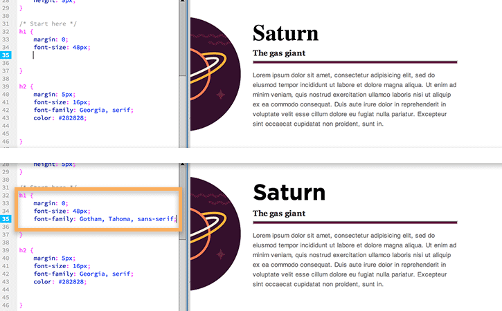 Apply CSS styles to you web page text in Dreamweaver