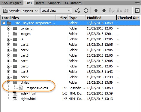 How to make a website in Dreamweaver part 2, add HTML content