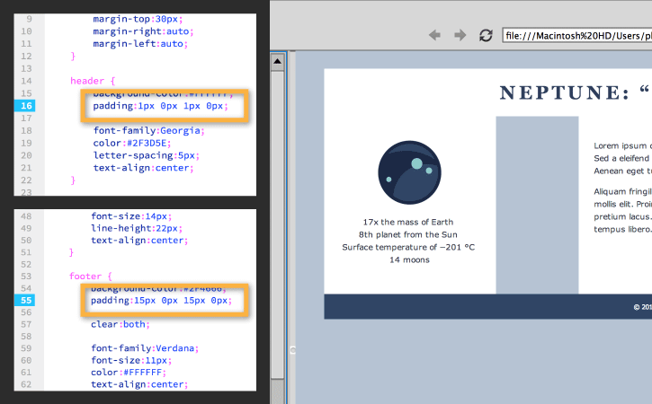 How to style page elements using CSS in Dreamweaver | Adobe ...