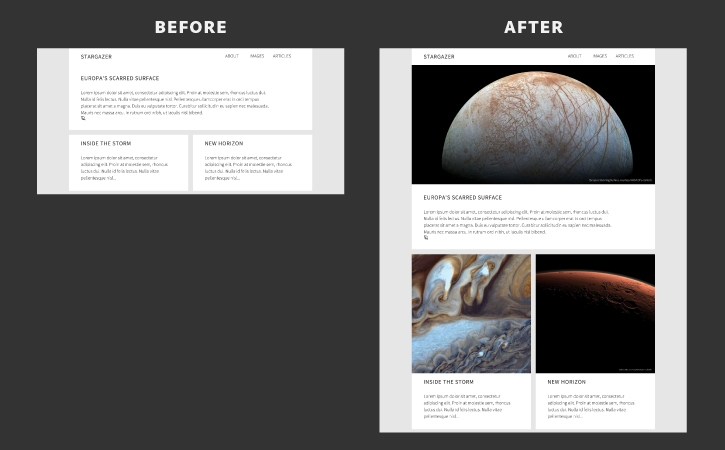 How to work with HTML images