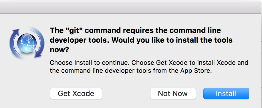 Xcode command line pop-up in Dreamweaver 2017.5