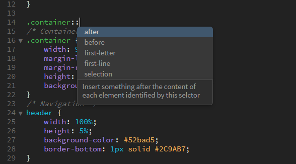 Code hinting and code completion