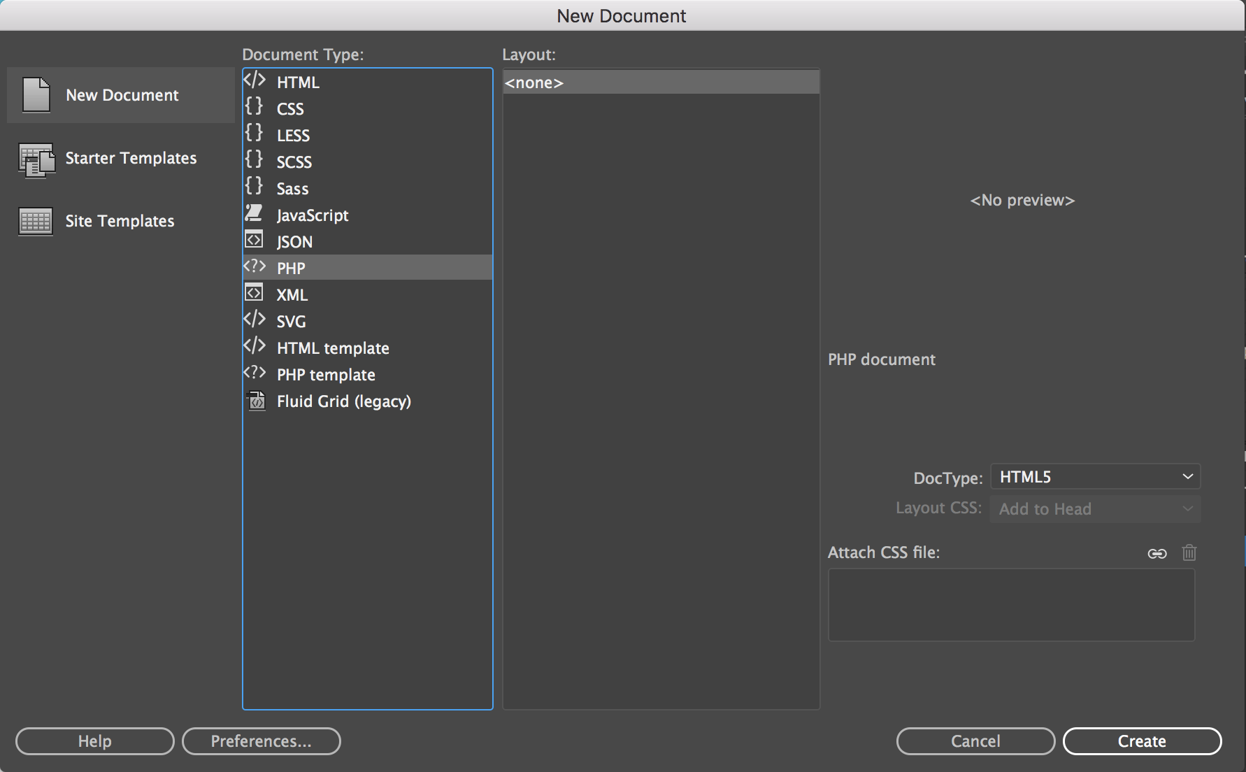 How to create and open files in Dreamweaver