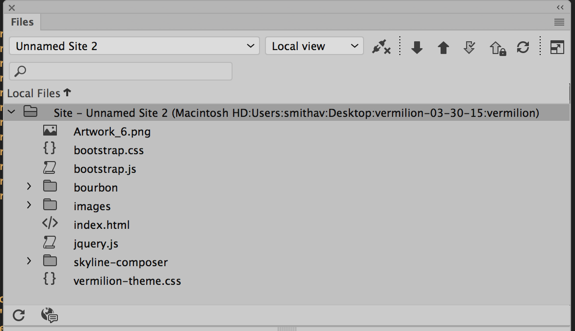 Overview of the Dreamweaver workspace