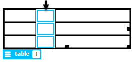 Selecting a table column