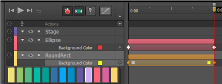 Color coding of elements in Timeline