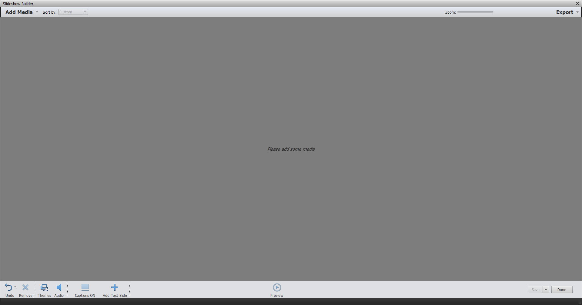 Creating slide shows in Elements Organizer